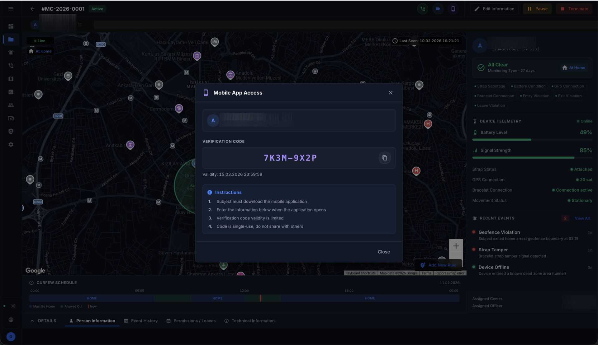 تطبيق الخاضع للمراقبة — مراقبة بمستوى مؤسسي على أي هاتف ذكي